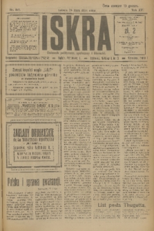 Iskra : dziennik polityczny, społeczny i literacki. R.15 (1924), nr 168