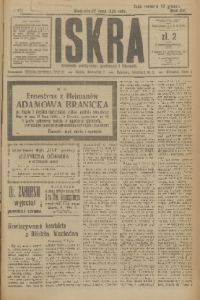 Iskra : dziennik polityczny, społeczny i literacki. R.15 (1924), nr 169