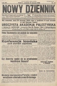 Nowy Dziennik. 1932, nr 21