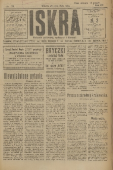 Iskra : dziennik polityczny, społeczny i literacki. R.15 (1924), nr 170