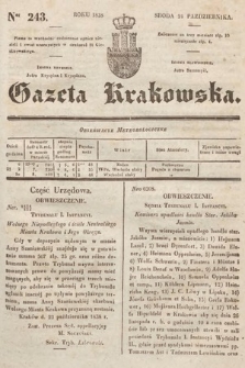 Gazeta Krakowska. 1838, nr 243