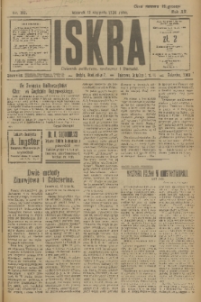 Iskra : dziennik polityczny, społeczny i literacki. R.15 (1924), nr 182