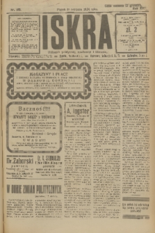 Iskra : dziennik polityczny, społeczny i literacki. R.15 (1924), nr 185