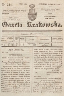 Gazeta Krakowska. 1838, nr 244