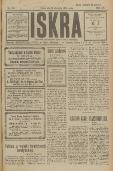 Iskra : dziennik polityczny, społeczny i literacki. R.15 (1924), nr 192