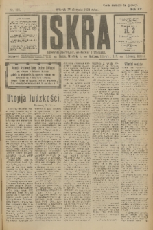 Iskra : dziennik polityczny, społeczny i literacki. R.15 (1924), nr 193