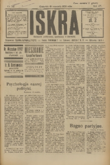 Iskra : dziennik polityczny, społeczny i literacki. R.15 (1924), nr 212
