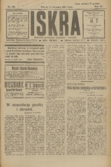 Iskra : dziennik polityczny, społeczny i literacki. R.15 (1924), nr 216