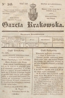 Gazeta Krakowska. 1838, nr 245