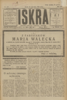 Iskra : dziennik polityczny, społeczny i literacki. R.15 (1924), nr 217