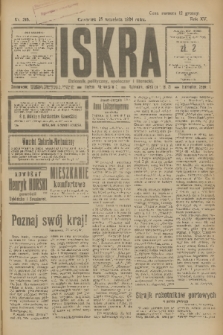 Iskra : dziennik polityczny, społeczny i literacki. R.15 (1924), nr 218