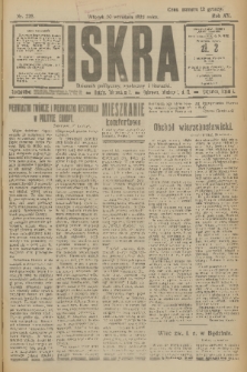 Iskra : dziennik polityczny, społeczny i literacki. R.15 (1924), nr 222