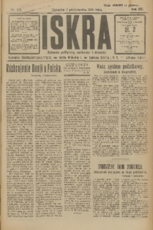 Iskra : dziennik polityczny, społeczny i literacki. R.15 (1924), nr 224