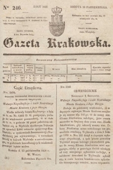 Gazeta Krakowska. 1838, nr 246