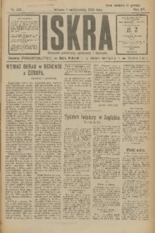 Iskra : dziennik polityczny, społeczny i literacki. R.15 (1924), nr 228