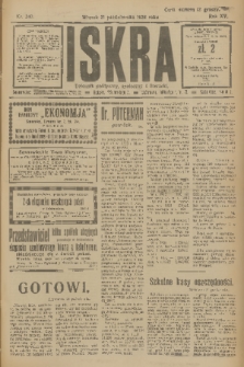 Iskra : dziennik polityczny, społeczny i literacki. R.15 (1924), nr 240