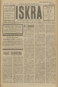 Iskra : dziennik polityczny, społeczny i literacki. R.15 (1924), nr 242