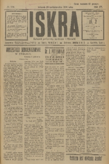 Iskra : dziennik polityczny, społeczny i literacki. R.15 (1924), nr 246