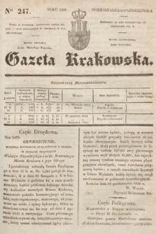 Gazeta Krakowska. 1838, nr 247