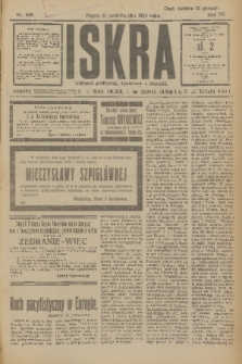 Iskra : dziennik polityczny, społeczny i literacki. R.15 (1924), nr 249