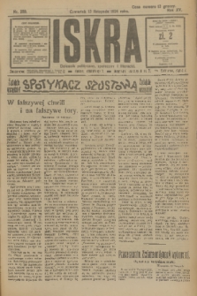 Iskra : dziennik polityczny, społeczny i literacki. R.15 (1924), nr 259