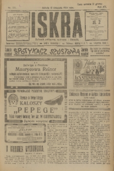 Iskra : dziennik polityczny, społeczny i literacki. R.15 (1924), nr 261