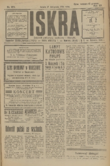 Iskra : dziennik polityczny, społeczny i literacki. R.15 (1924), nr 270