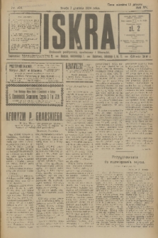 Iskra : dziennik polityczny, społeczny i literacki. R.15 (1924), nr 276