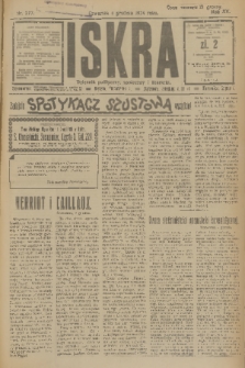 Iskra : dziennik polityczny, społeczny i literacki. R.15 (1924), nr 277