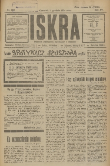 Iskra : dziennik polityczny, społeczny i literacki. R.15 (1924), nr 282