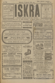 Iskra : dziennik polityczny, społeczny i literacki. R.15 (1924), nr 285