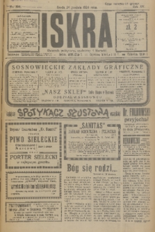 Iskra : dziennik polityczny, społeczny i literacki. R.15 (1924), nr 293