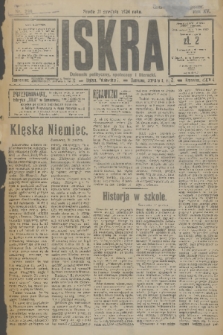 Iskra : dziennik polityczny, społeczny i literacki. R.15 (1924), nr 296