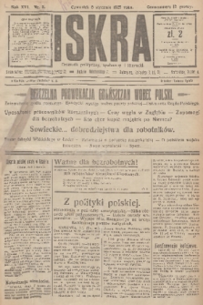 Iskra : dziennik polityczny, społeczny i literacki. R.16 (1925), nr 5