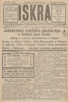 Iskra : dziennik polityczny, społeczny i literacki. R.16 (1925), nr 8