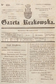 Gazeta Krakowska. 1838, nr 251