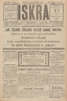 Iskra : dziennik polityczny, społeczny i literacki. R.16 (1925), nr 14