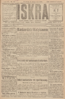 Iskra : dziennik polityczny, społeczny, gospodarczy i literacki. R.16 (1925), nr 34