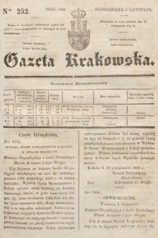 Gazeta Krakowska. 1838, nr 252
