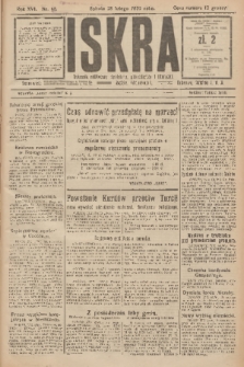 Iskra : dziennik polityczny, społeczny, gospodarczy i literacki. R.16 (1925), nr 48