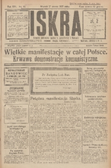 Iskra : dziennik polityczny, społeczny, gospodarczy i literacki. R.16 (1925), nr 62