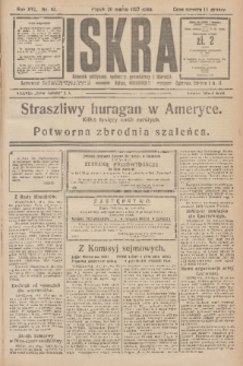 Iskra : dziennik polityczny, społeczny, gospodarczy i literacki. R.16 (1925), nr 65