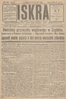 Iskra : dziennik polityczny, społeczny, gospodarczy i literacki. R.16 (1925), nr 70