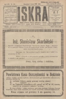 Iskra : dziennik polityczny, społeczny, gospodarczy i literacki. R.16 (1925), nr 101