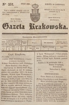 Gazeta Krakowska. 1838, nr 257