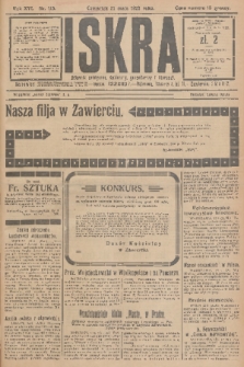 Iskra : dziennik polityczny, społeczny, gospodarczy i literacki. R.16 (1925), nr 115