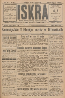 Iskra : dziennik polityczny, społeczny, gospodarczy i literacki. R.16 (1925), nr 124