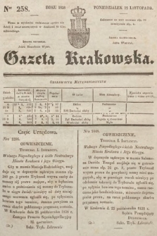 Gazeta Krakowska. 1838, nr 258