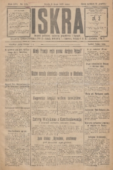 Iskra : dziennik polityczny, społeczny, gospodarczy i literacki. R.16 (1925), nr 152