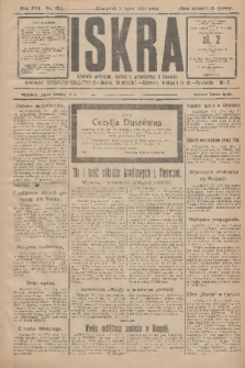 Iskra : dziennik polityczny, społeczny, gospodarczy i literacki. R.16 (1925), nr 153